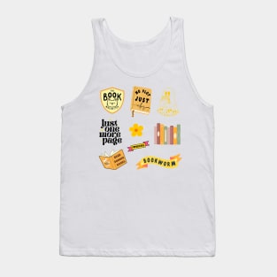 Yellow Bookish Pack Tank Top